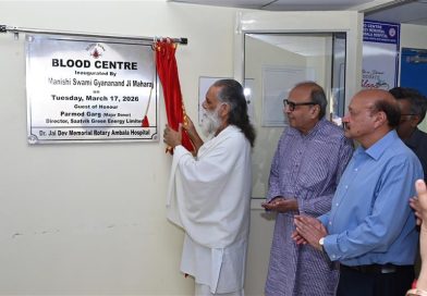 ସାତ୍ୱିକ ଗ୍ରିନ୍ ଏନର୍ଜି ପକ୍ଷରୁ ଡକ୍ଟର ଜୟ ଦେବ ମେମୋରିଆଲ ରୋଟାରି ଅମ୍ବାଲା ହସ୍ପିଟାଲ୍‌ର ରକ୍ତ କେନ୍ଦ୍ରକୁ ସହାୟତା